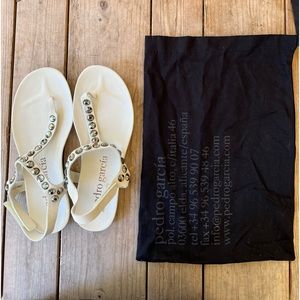 Pedro Garcia “Judith” sandal with Swarovski’s